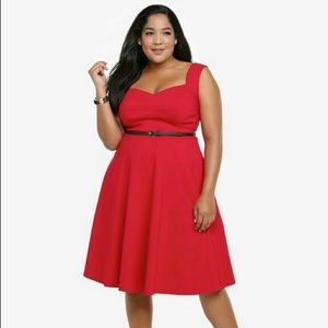 Torrid red dress. Size 18